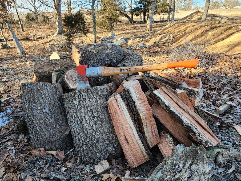 Outdoor fitness
Outdoor exercise
Chopping wood
Wood stove
Stihl pro splitting axe